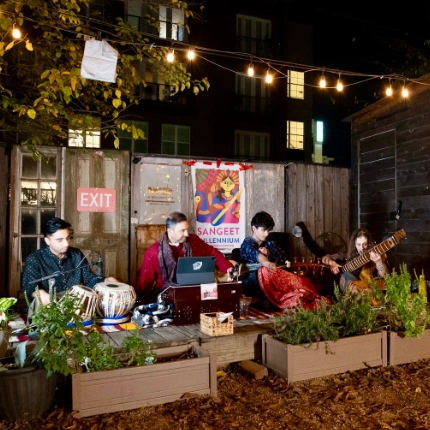 Sangeet Millennium Ensemble with Neel, Malvika at The Wild Detectives - November 2025 - photo by David Alpuche